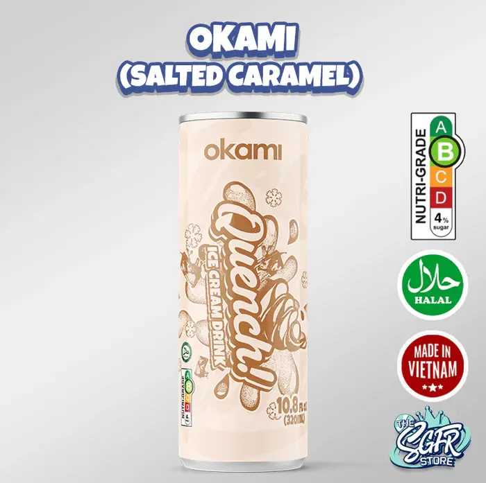 Quench Okami (Salted Caramel) 320 ml Ice Cream Drink