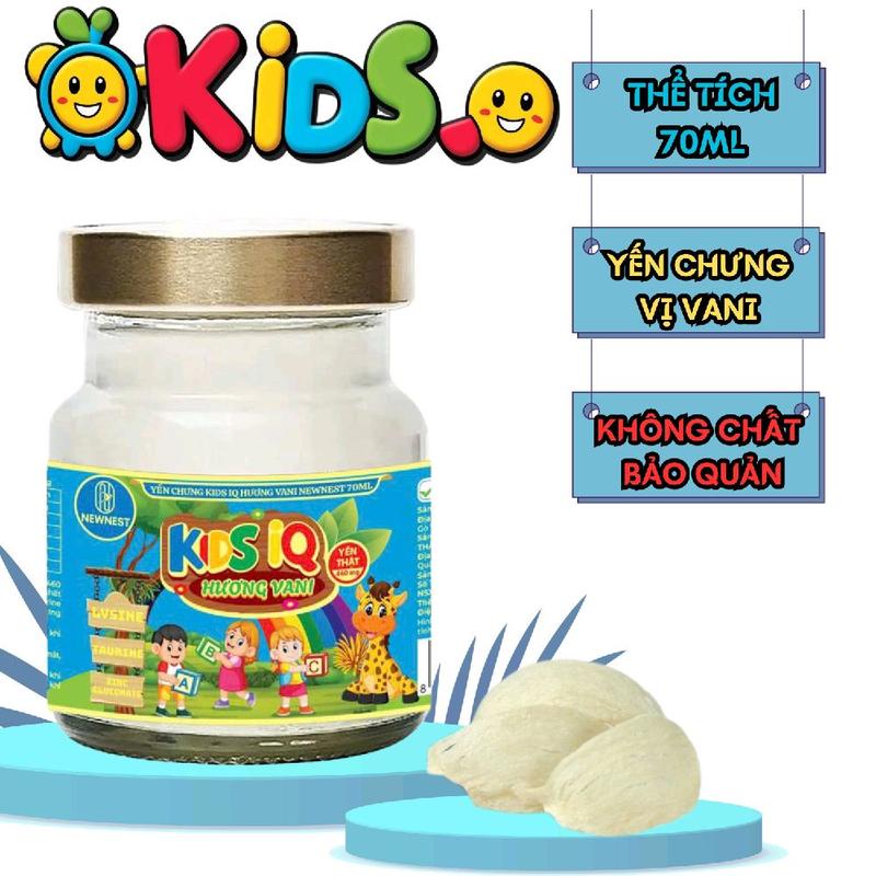 Combo 10 - Yến sào cho bé KIDS IQ - NEWNEST Hủ 70ml - Thực phẩm bổ sung sức khỏe