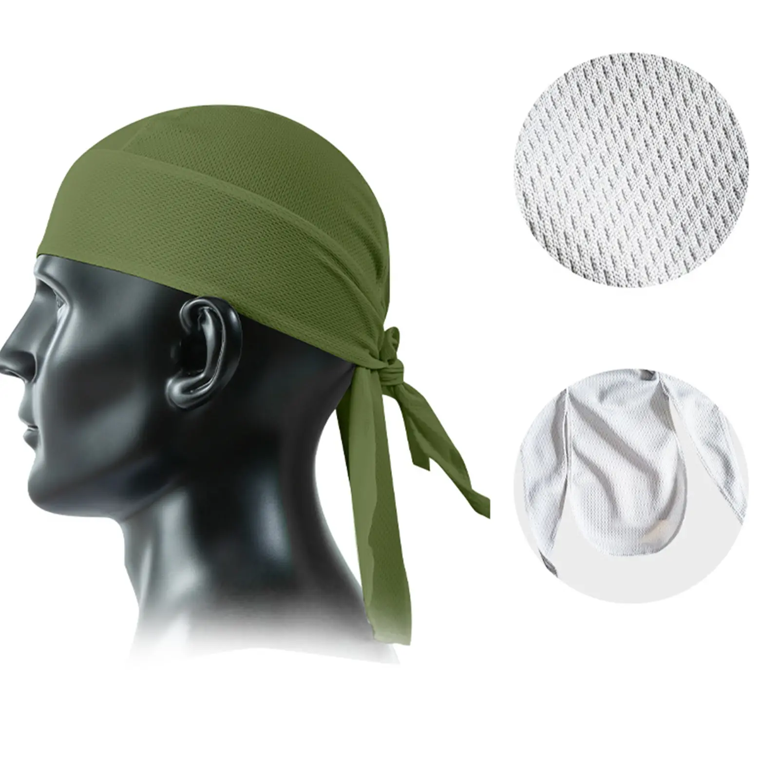 Bicycle Sweat-wicking Cap UV Protection Headscarf Headband Cycling Pirate Hat Running Sports Beanie Bike Riding Hat Fishing Bicycle Caps Head Scarf Soft Headdress