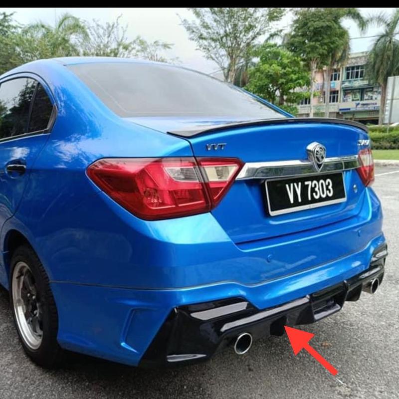 PROTON SAGA VVT 2016.2018. R68 REAR SKIRT PU NO CAT - TikTok Shop Malaysia