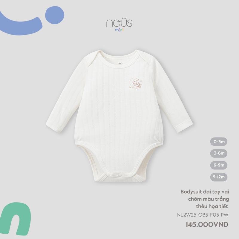 [KOL Numini] S03 Bodysuit dài tay cho bé trai, gái chất liệu kháng khuẩn (từ 3-10kg) BST T7