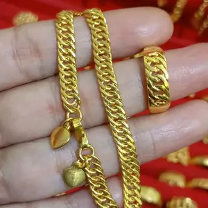 set gelang koin 91 motif sisik naga 10gram lapis emas 24k