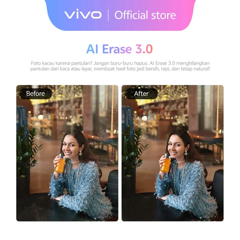[ONLINE EXCLUSIVE] vivo V60 Lite 4G (8/128) 50MP Sony Camera, 6500 mAh + 90W FlashCharge, Bypass Charging, AI Four-Seasons, SGS 5-Star Drop Resistance