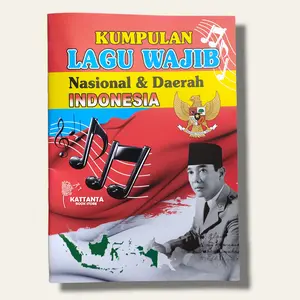 Buku Kumpulan Lagu Wajib Nasional dan Daerah