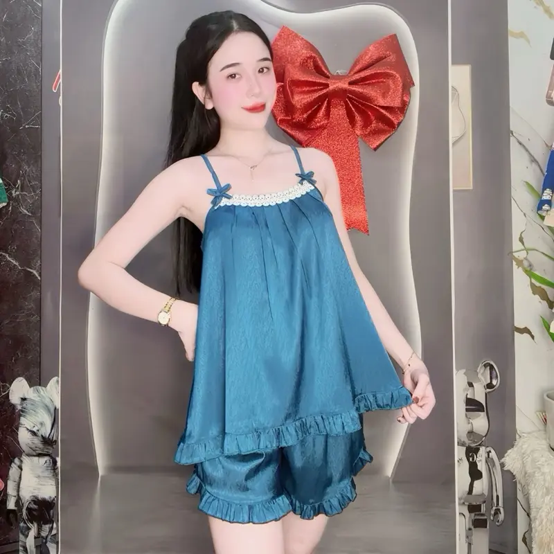 2 dây (40-75KG)GẤM XƯỚC ÁNH KIM, MỀM MỊN , PHỐI REN VÀ BÈO CƯNG CHO NỮ! | BigBuy360 - bigbuy360.vn