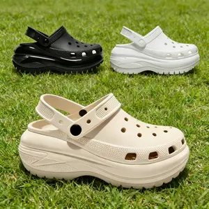 【COD】Sandal Wanita  Baim Slip On Katak Import 2025 Anti Selip, Tinggi 8cm, EVA Anti Bau｜Ukuran 36-41