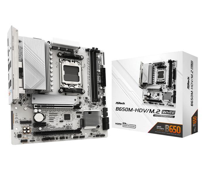 Gambar ASRock B650M-HDV/M.2 AM5 AMD RYZEN MOTHERBOARD | White dari STAR17 COM Kota Administrasi Jakarta Selatan Tokopedia