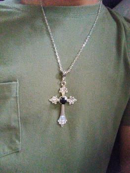 Product Review of 2pcs Gothic Pendant Necklace Crucifix Neckchain Vintage Church Choker Jewelry from m**` 2