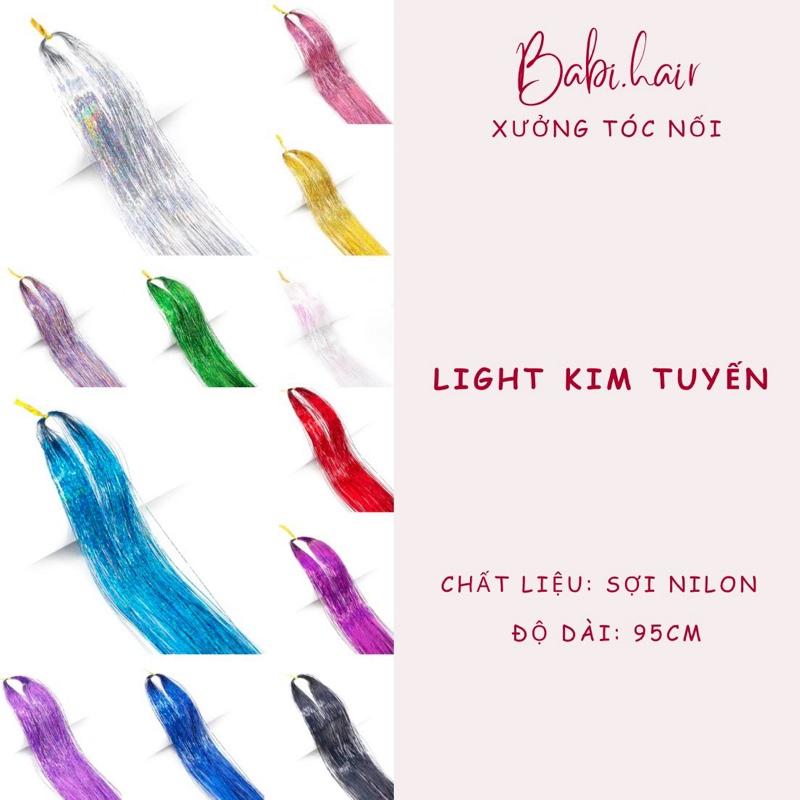 Sợi light kim tuyến nối tóc bling bling 150-200 sợi