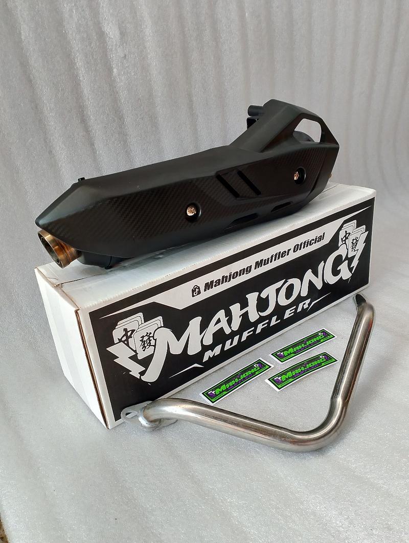 Product Introduction of Knalpot SHIJIRO MAHJONG Muffler Saringan Setengah dan Bor Bor An Motor Beat Scoopy Vario Mio Nmax Aerox Pcx Dll - Kendaraan 34