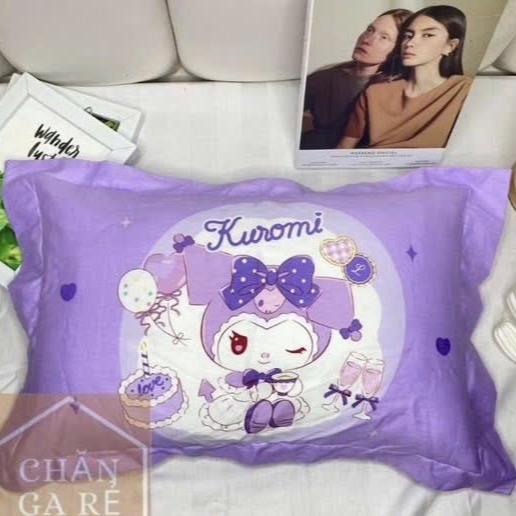Gối cho bé yêu kích thước 30x45cm gối 3D vỏ cotton ruột bông gòn kháng khuẩn chống xẹp êm ái mềm mại