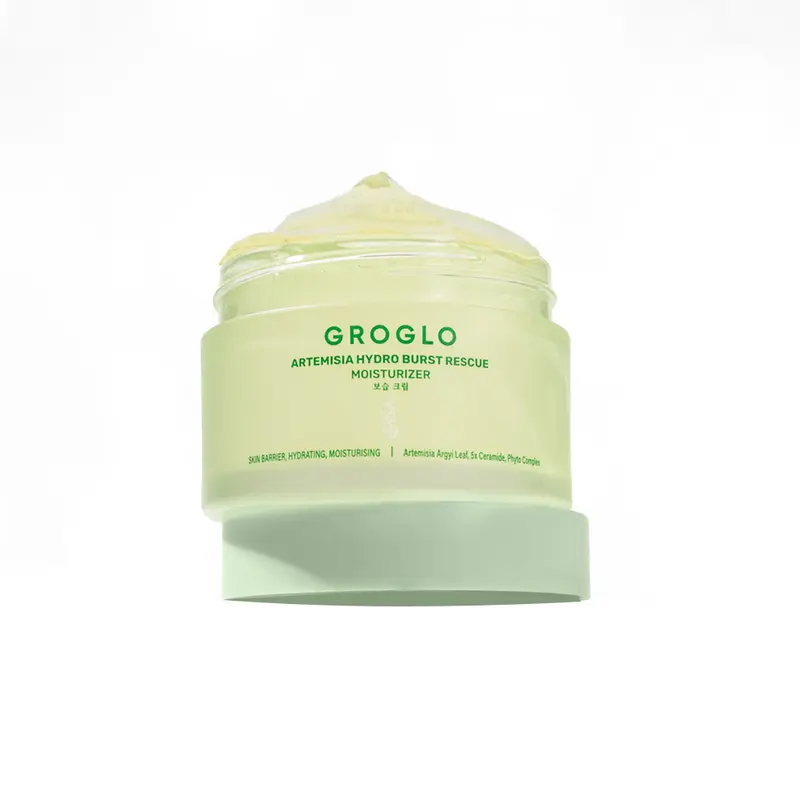 [GROGLO] Moisturizer Pelembab gel skincare Korea mencerahkan menghidrasi melembabkan glowing mencegah timbulnya jerawat mengontrol minyak serta memperbaiki skin barrier 8