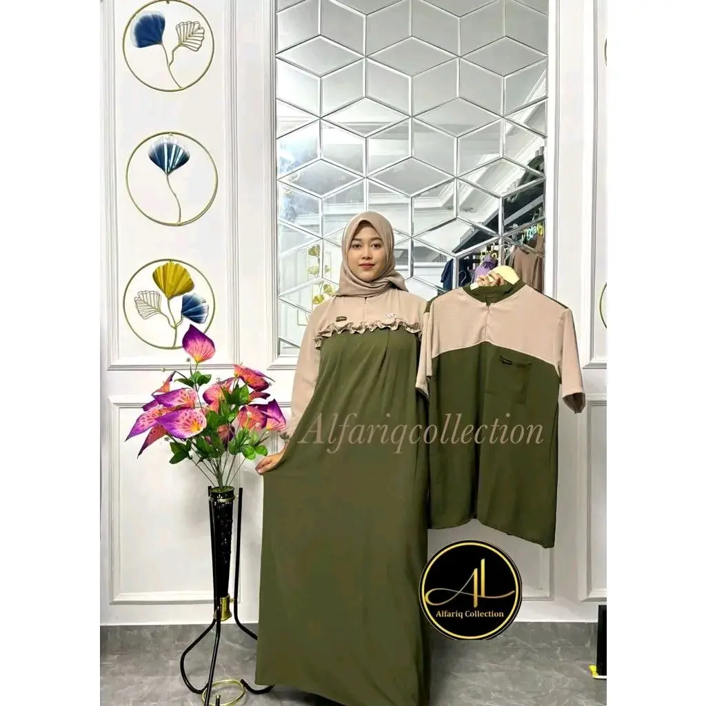 couple divana dress lebaran 2025 .ready makassar