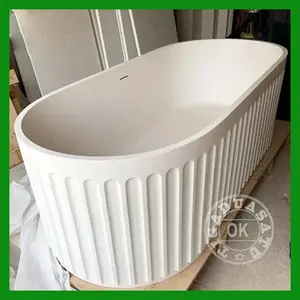 Bathtub Teraso Standing Model Ulir Handmade