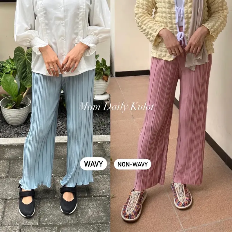 [milihbeau] Mom Daily Kulot - LP 100cm / celana bumil friendly celana kulot plisket centi premium nyaman 0