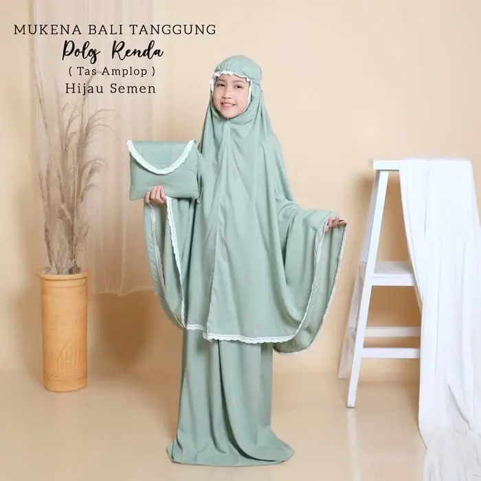 MUKENA ANAK || MUKENA POLOS TANGGUNG || MUKENA RENDAH Muslim KEKINIAN Nyaman 2