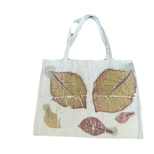 TOTE BAG SKANSA ECOPRINT - MOTIF DEDAUNAN (LIMITED EDITION)