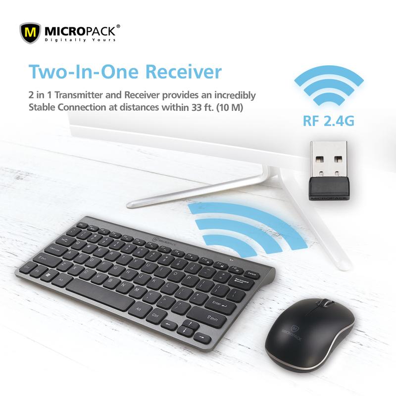 Product Introduction of Slim Wireless Mouse and Keyboard Combo KM-218W 7