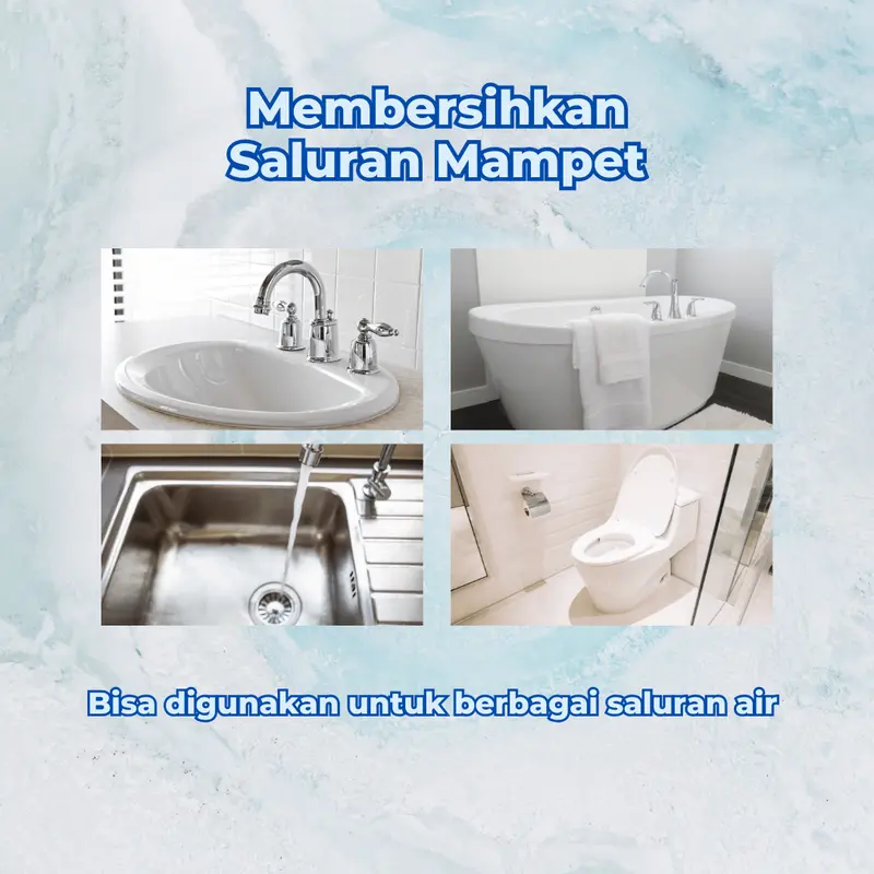 Pembersih Saluran Air Wastafel WC Mampet Anti Sumbat - Wild Torndado 1