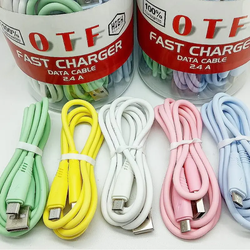 Kabel Data OTF Macaron Micro USB  2.4A High Quality 2