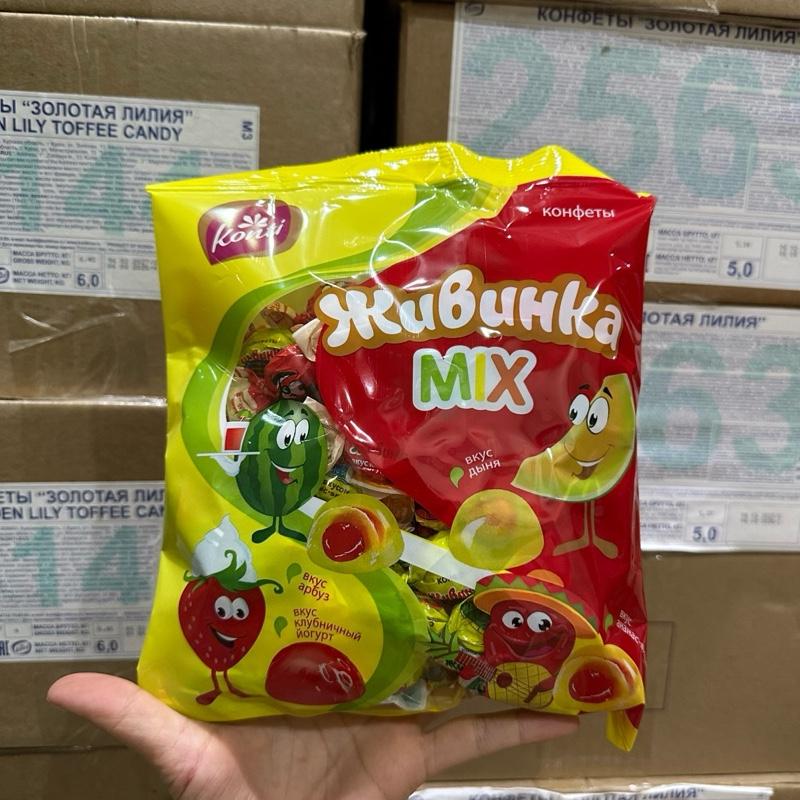 Kẹo Dẻo Konti Vị Hoa Quả Nội Địa Nga Snack Food Candy Thức Ăn Viên Kẹo Ăn Vặt