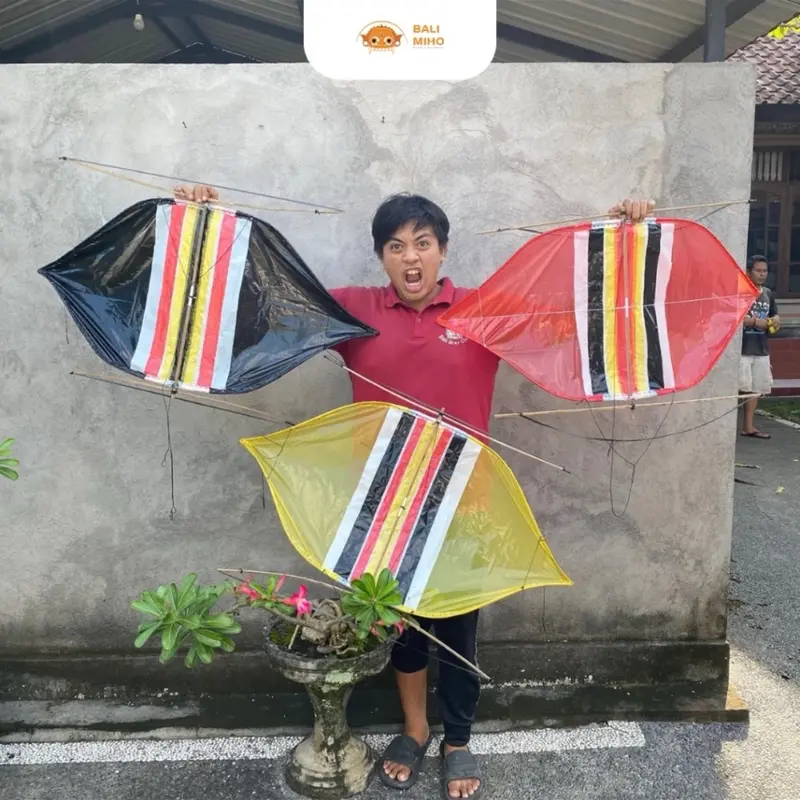 Layangan Pecuk 1 meter - Layangan Pecuk Knockdown - Layangan Bali - Layang Layang Pecuk 4