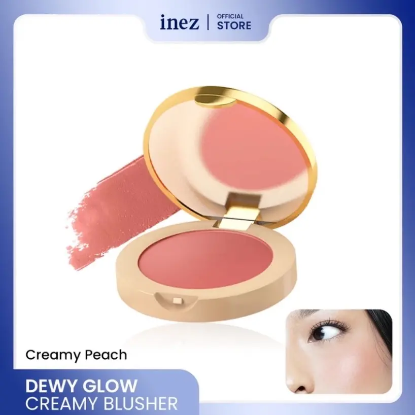Inez 900 Dewy Glow Creamy Blusher/  creamy peach