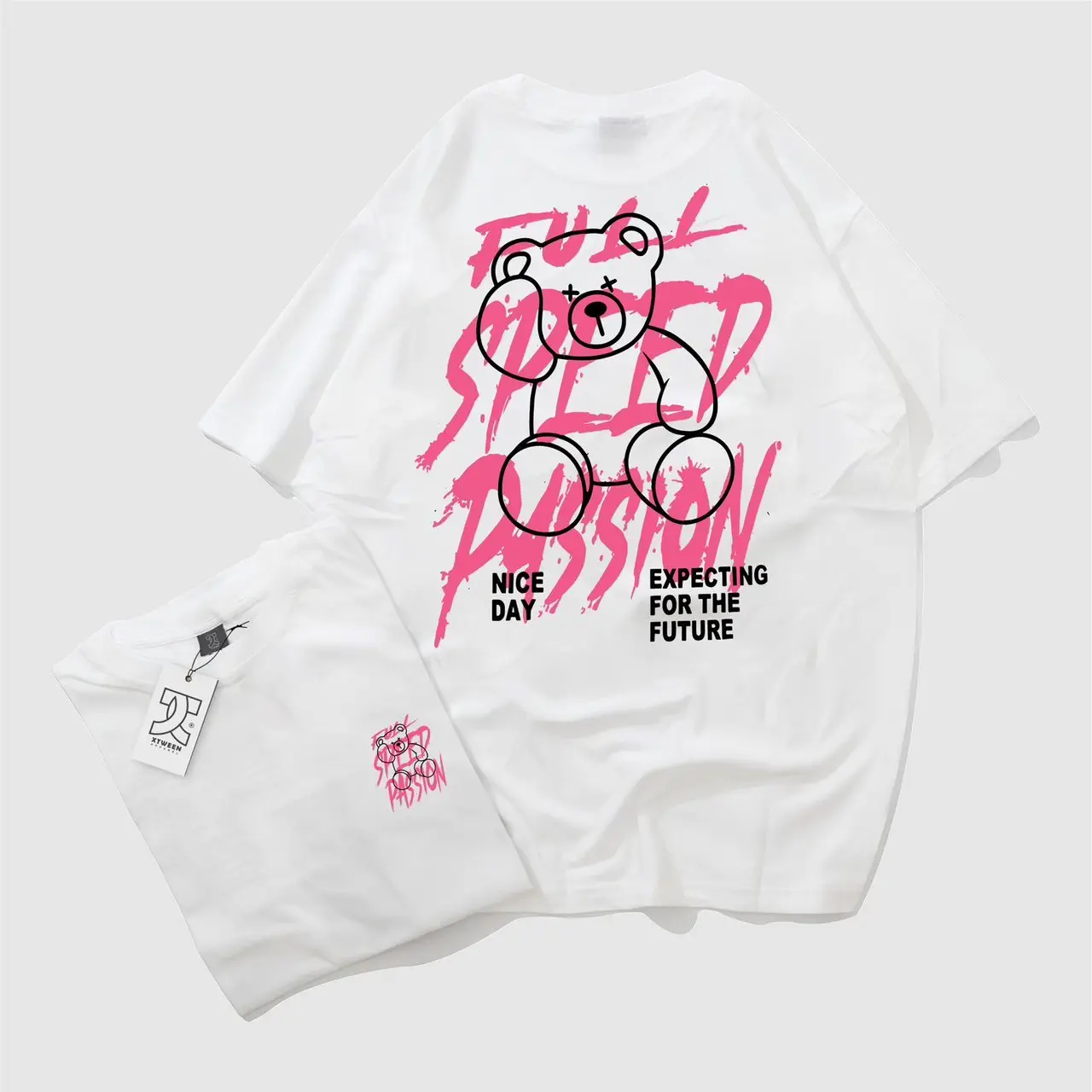 KAOS STREETWEAR DISTRO PRIA WANITA LENGAN PENDEK UNISEX FULL TAG BAHAN COTTON COMBED 30S