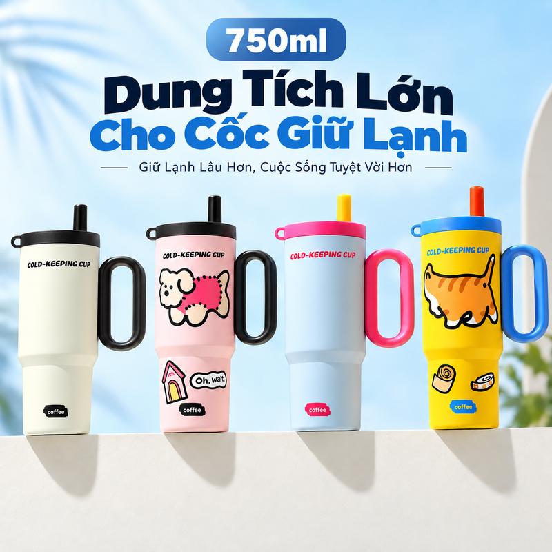 DIY sticker water cupwater bottle for girls Summer essential: new 316 stainless steel insulated tumbler. high-capacity, stylish water bottle with straw. ice tumbler, car cup, and travel mug