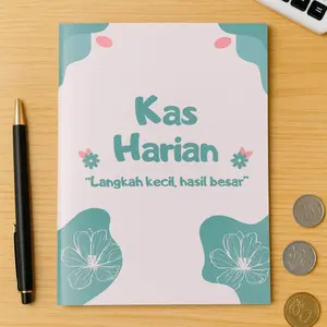 Buku Catatan Kas Harian A5 – Pencatatan Keuangan Usaha Toko Murah