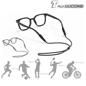 Tali Kalung Kacamata Silikon Sport Strap Olahraga Penahan Kacamata elastis Anti Slip