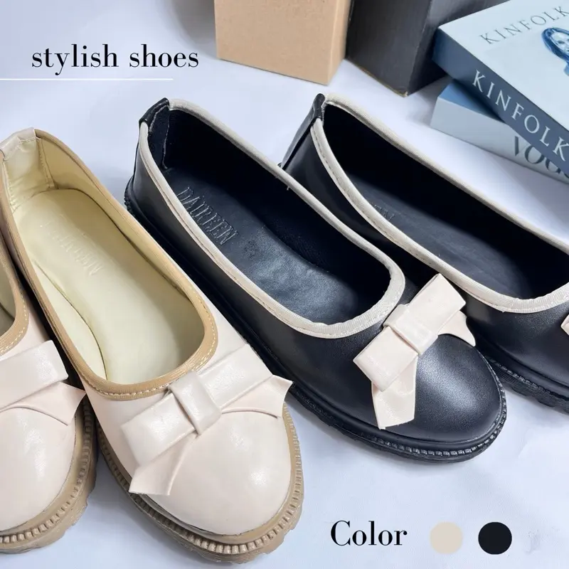 MIN HEE Stylish - Sepatu Docmart Wanita Korea Pita Simple 0