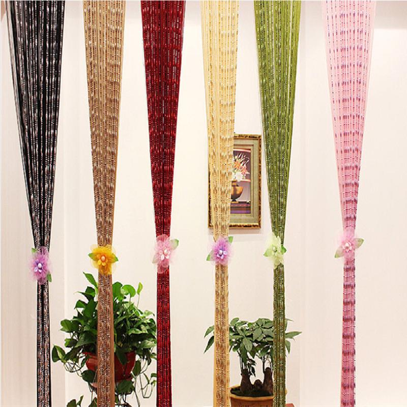  Rèm cửa chuỗi hạt chiều dài 1Mx2M hình giọt sương thích hợp cho cửa nhà cửa sổ và phòng rèm phân cách dây rèm 