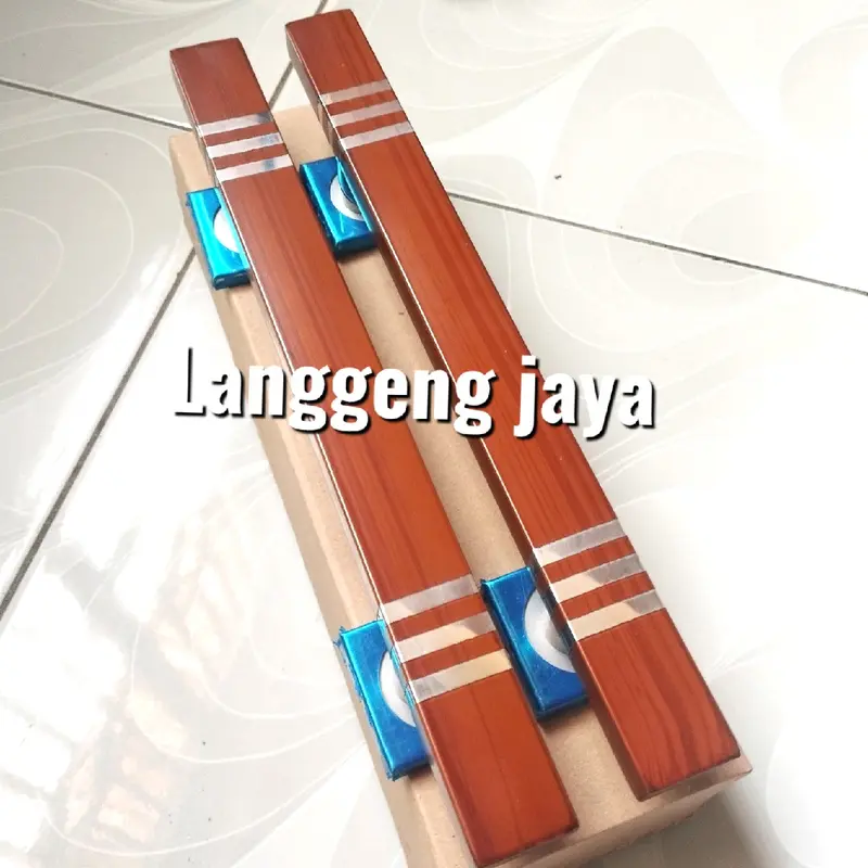 2pcs Handle pintu rumah 45cm,33cm Gagang pintu rumah Tarikan pintu full stainless steel stainlles 3