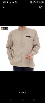 Product Review of Baju Koko Pria Dewasa Katun Madinah Polos Lengan Panjang Ukuran M L XL - Abu-abu Muslim Remaja from a**m 0