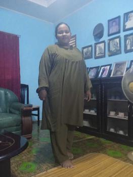 Product Review of WAGA Setelan Crinkle Jumbo LD 130 150 Baju Tunik Set Kekinian Untuk OOTD Rempel XXXL Airflow Kancing Kantong Karet from s**l 0