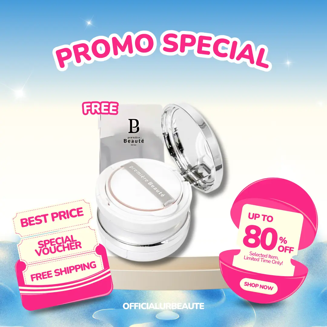 Premiere Beaute Sunscreen Cushion SPF 30pa +++ - Cushion Flawless, Full coverage, long lasting