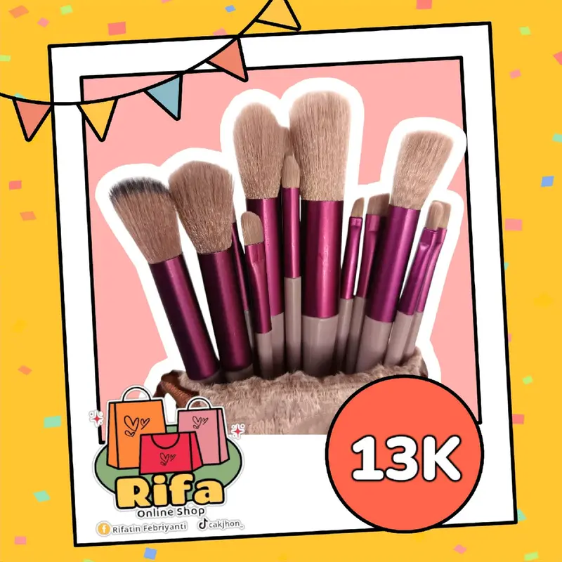 Brush Make Up isi 13 pcs. Brush Make-Up lembut 2