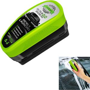 3個セットでお得！車用オイル膜取りブラシ オイル膜除去剤 150ml【2026年アップグレード版 】 フロントガラス オイル膜取り オイル膜洗浄ブラシ オイル膜取りクリーナー 車用ウィンカークリーナー フロントガラスオイル膜除去剤