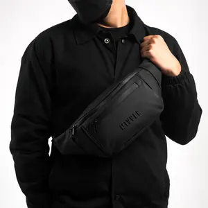 MIVVER | SAVIOR Waistbag Slingbag Waterproof Tas Pinggang Selempang Ringan Anti Air Pria Wanita Cowok Kulit