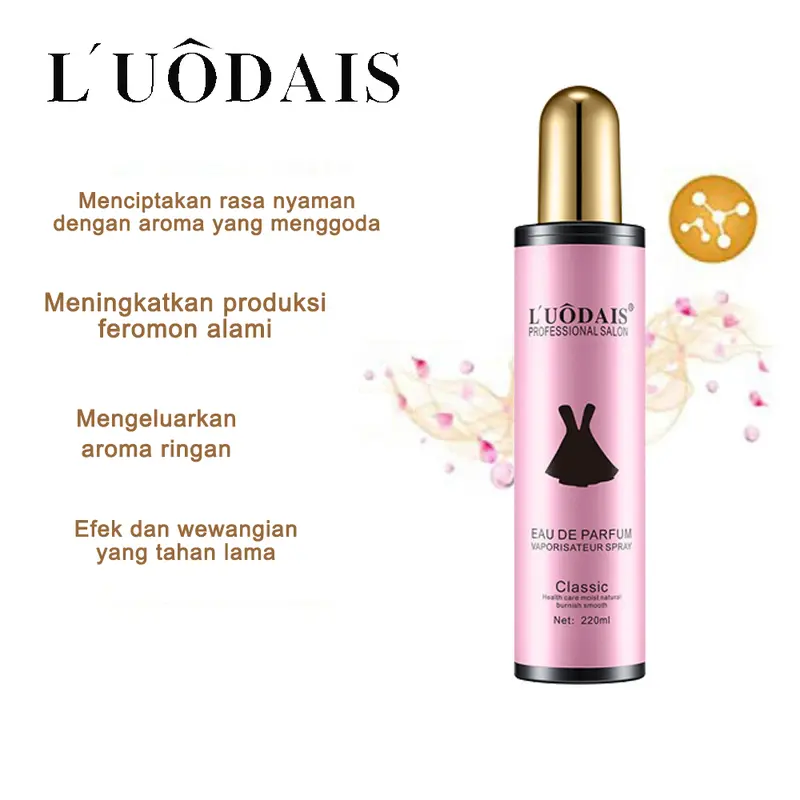 LUODAIS Hair spray Treatment 220ML Hair Care Perfume Spray Hair Salon Perfect First Essential Tonic Pelembab Rambut Indah Bersinar Berkilau Sehat Kuat Anti Kering Kusam Bercabang Perawatan Rambut Kulit Kepala Aman Hair Treatment Care Beauty Product 7