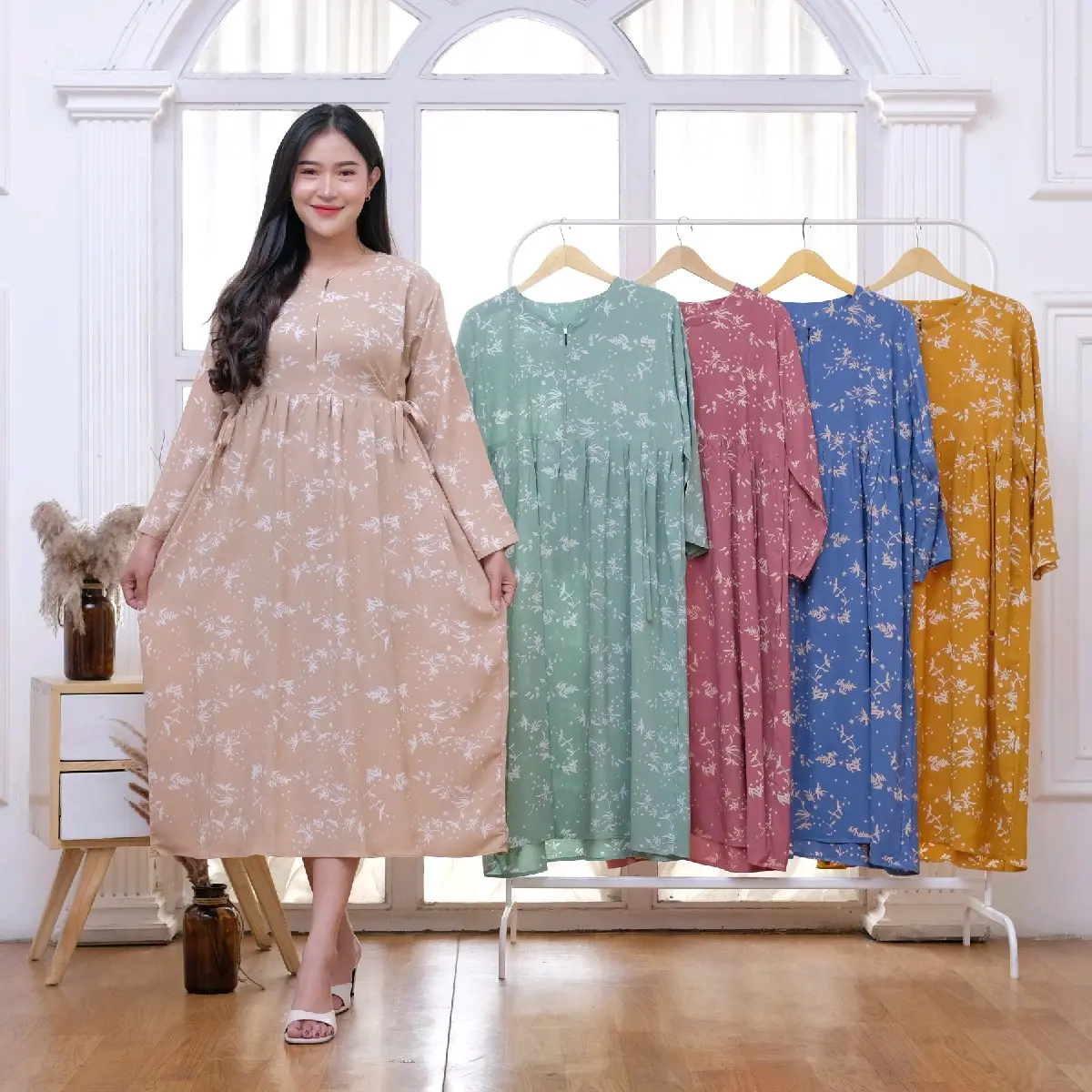 Setdress Batik Wanita Setdress rayon tebal