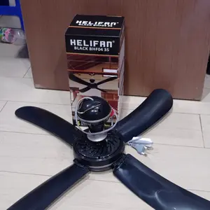 Kipas Gantung Helifan 35 Watt 35w 4 Baling Warna Hitam BHF04 35 Arashi BLACK