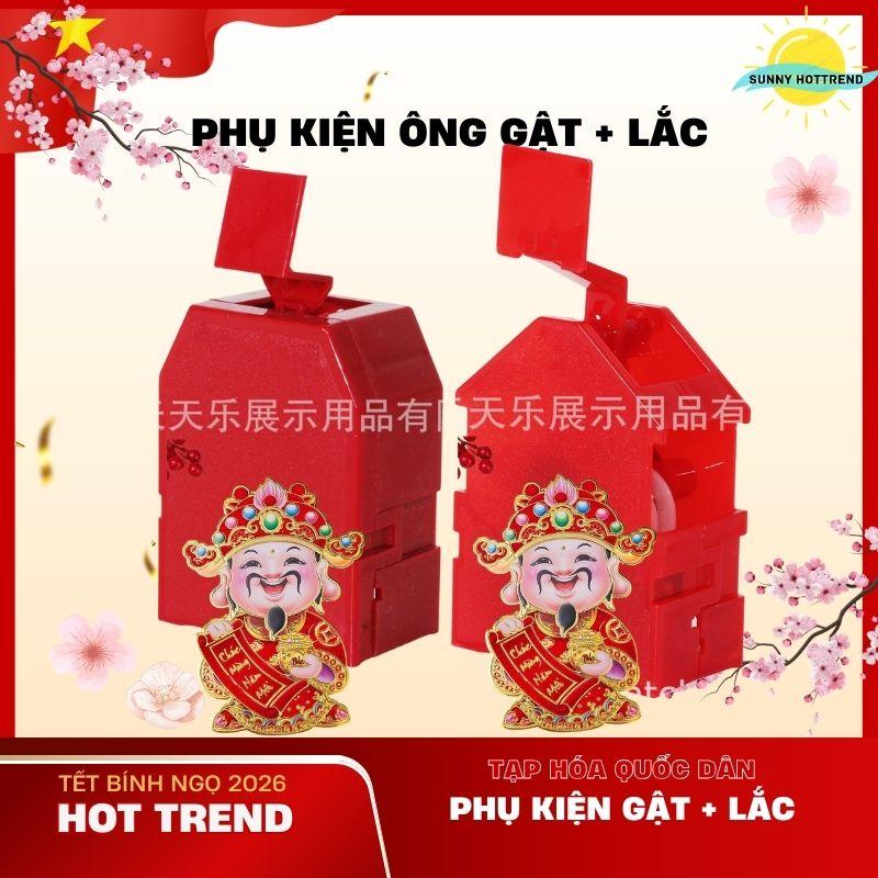 2 Phụ kiện Con lắc ông thần tài lắc đầu ,Phụ kiện Gật đầu thần tài phụ kiện lắc thần tài lắc rồng hàng loại 1 chất lượng cao