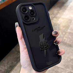 Funda para celular con diseño de Rayo Numero 95, compatible con iPhone 17/17 Pro/17 Pro Max/17 Air/16/16 Pro/16 Pro Max/16 Plus/11/11 Pro/11 Pro Max