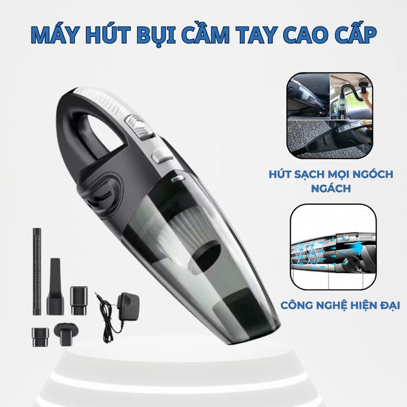 Máy Hút Bụi Cầm Tay Không Dây Hút Bụi Mạnh 6000 mpa, Hút Sàn Nhà, Ô Tô Pin Sạc…