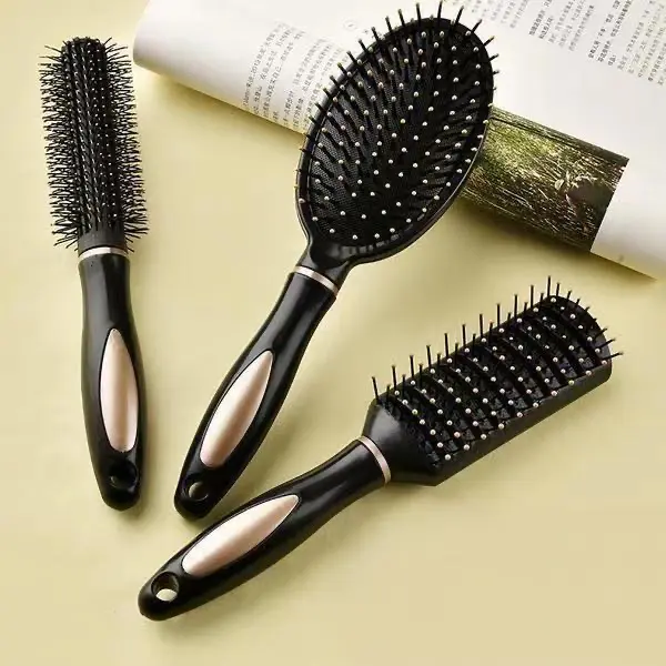 ED - SISIR RAMBUT ANTI KUSUT HITAM SERIES / SISIR PIJAT KESEHATAN PREMIUM QUALITY