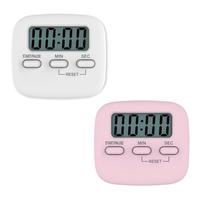 Gambar HAYYLIFE Digital Kitchen Timer - Timer Stopwatch pengingat dapur Alarm layar besar LED Kitchenware  HL-AGA549 - Putih dari hayylife Kab. Tangerang 3 Tokopedia