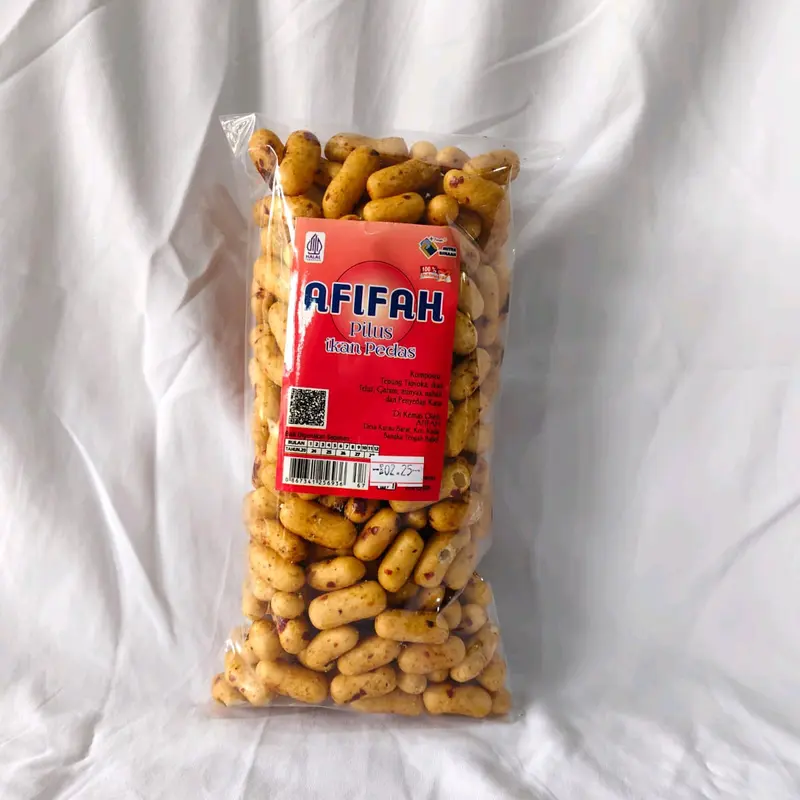 pilus telur ikan pedas 200g snack bangka 2