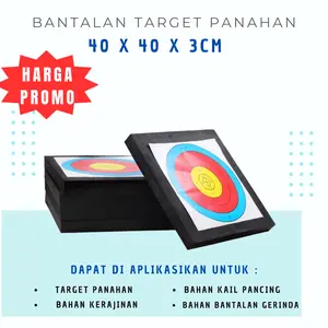 Spon Target Panahan Bantalan Target Panah 40cmx40cm Eva Foam